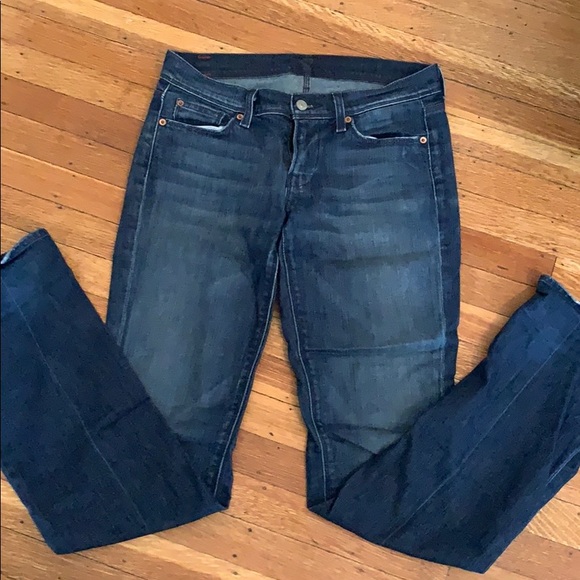 7 for all Mankind dark bootcut jean sz 28 - Picture 4 of 6